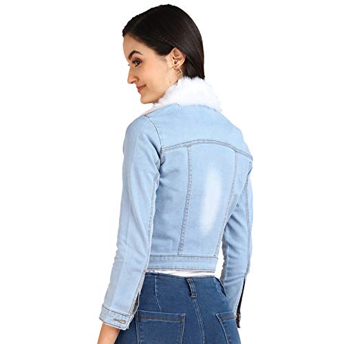 Image of Nifty Women's Denim Solid Long Sleeve Regular Fit Jacket