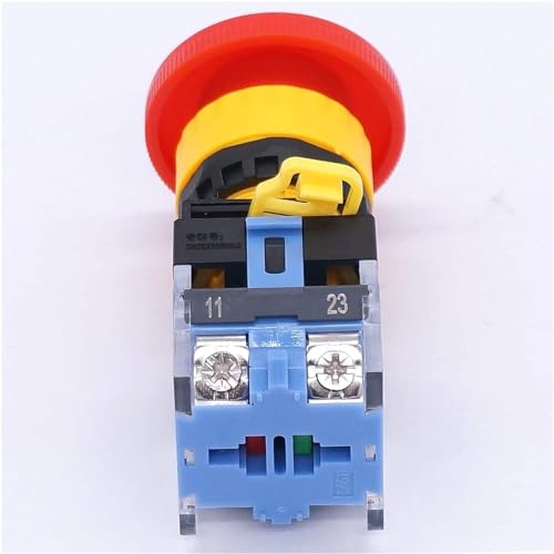 Bouton d'arrêt d'urgence 22mm interrupteur pour sécuriser machine - 4