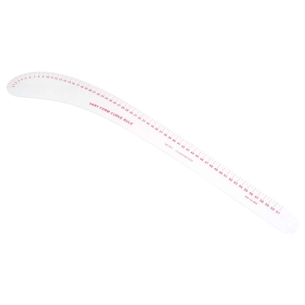 Tailor L Square Ruler 12 Inch Sewing Measuring Tool with French Curve for Craft Pattern Desig