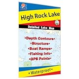 High Rock Lake Fishing Map