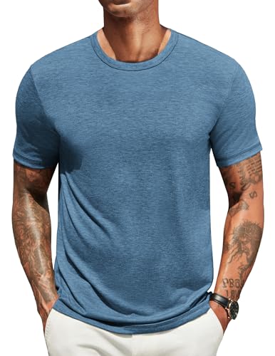 T-shirt basique homme COOFANDY contre la chaleur - Vêtement d'été fluide et frais