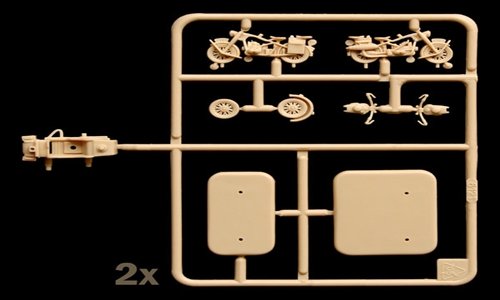 Italeri 510006121 - 1:72 WWII Deutsche Motorräder – Bild 7