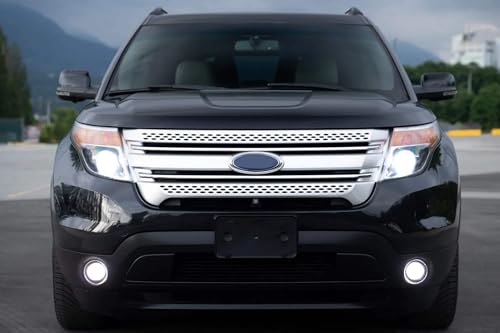 Luces LED antiniebla blancas Xenon iJDMTOY para autos miniatura 4