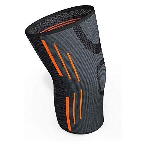 KGONE Knee Support for Men and Women, Anti Slip Knee Brace Breathable Compression Knee Sleeve for Arthritis, Joint Pain Relief, Recovery, Running, Squats, Sports (Single Wrap) Cover