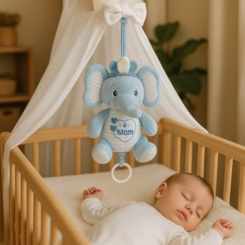 Baby Elephant Musical Hanging Toy –...