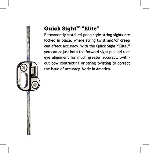 Quick Sight Elite - A Revolutionary Peep Sight For Compound Bows That Allows For Quick And Easy Adjustments In The Home And In The Field #TOP7