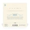 D'Addario Banjo Strings, Phosphor Bronze, EJ69B, Light Gauge 9-20, 5-String Set, Pack of 1