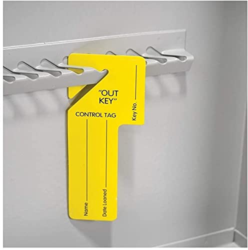 Banksupplies Steelmaster 200 Key Cabinet | Dual Lock Control Key Box | Welded 22 Gauge Steel Construction | Scratch Resistant | Write-On Key Tags For Easy Identification #TOP3