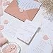 UNIQOOO Wax Seal Stickers - Eucalyptus Wedding Invitation Envelope Seal Stickers, 50 Pcs Self- Adhesive Blush Pink Stickers, Perfect for Invitation, Christmas, Gift Wrapping, Party