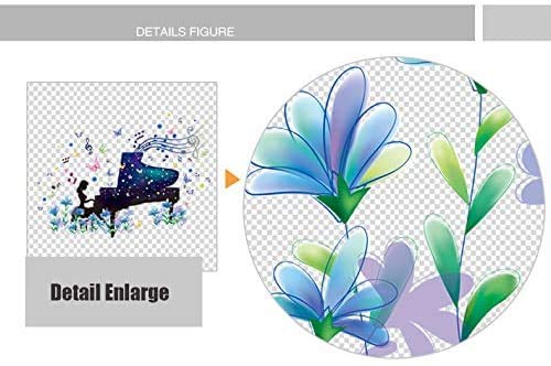 Sengter Piano Girl Wall Decals Removable Wall Murals Peel And Stick Wallpaper Self-Adhesive Wall Stickers Wall Art Wall Posters Wall Decor For Bedroom Teen Girl Living Room Dance Room Home #TOP2