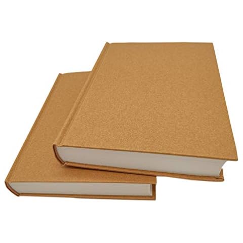 5.5x8.25 Sketch Book, Pack of 2, 240 Sheets (68lb/100gsm), Hardcover Bound Sketch Notebook, 120 Sheets Each, Acid Free Blank Drawing Paper, Ideal for Kids & Adults, Kraft Cover Cover
