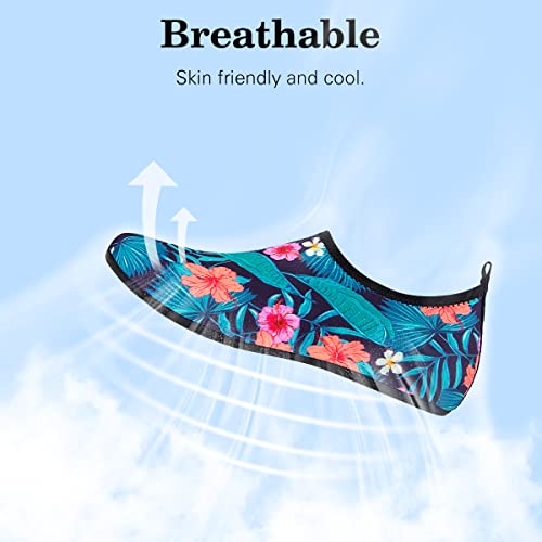 Aqua Socks Beach Water Shoes Barefoot Yoga Socks Quick-Dry Surf Pool Swim Shoes For Women Men(Forest,3/4 Women,34/35 Eu) #TOP2