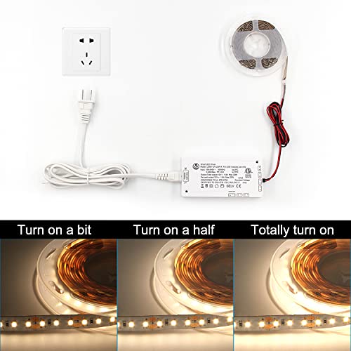 Image of VST 22W LED Power Supply 100V-240V AC to 12V DC Low Voltage LED Transformer with 12V JST Ports, ETL Certified White LED Driver