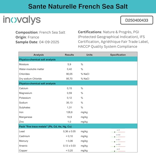 image for Sante Naturelle Celtic Salt Fine Ground Sea Salt - 1.1lb (18oz) Unrefi