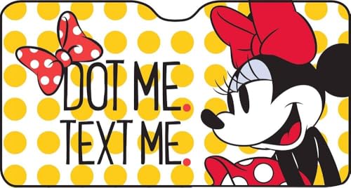 TATAWAY Parasol Delantero, Parabrisas, SUV, 150 x 80 cm, Dibujos Animados de Minnie para niñas