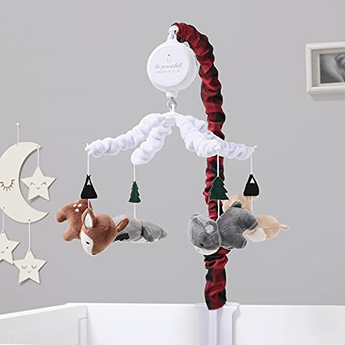 The Peanutshell Woodland Animal Crib Mobile For Baby Boys Or Girls | Digital Music Box With 12 Lullabies #TOP2