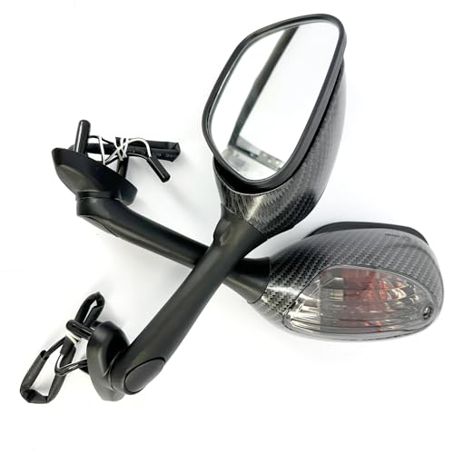 Espejo retrovisor de motocicleta Suzuki SV650 con luz de giro para ciudad 4