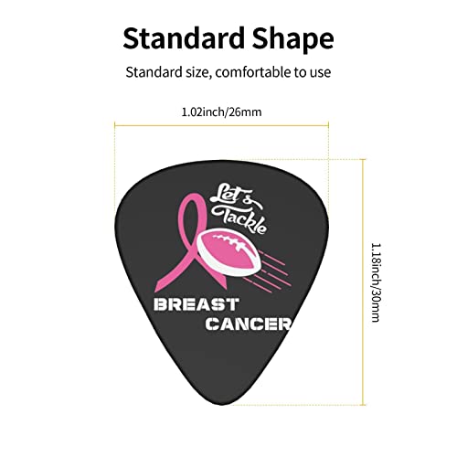 Lets Tackle Breast Cancer Lot de 12 médiators fins et épais pour guitares acoustiques électriques et basses - Les Beatles, Paul McCartney, John Lennon, RIngo Starr, George Harrison Lets Tackle Breast Cancer Lot de 12 médiators fins et épais pour guitares acoustiques électriques et basses – Image 5