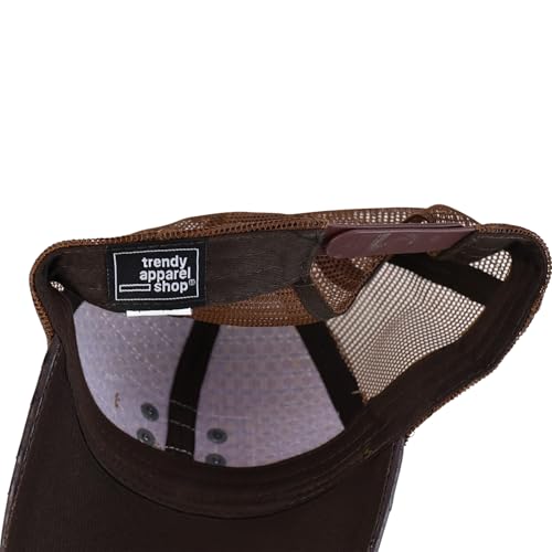 Image of Straw Design Metallic Rodeo Cowboy Horse Metal Logo Trucker Mesh Baseball Cap