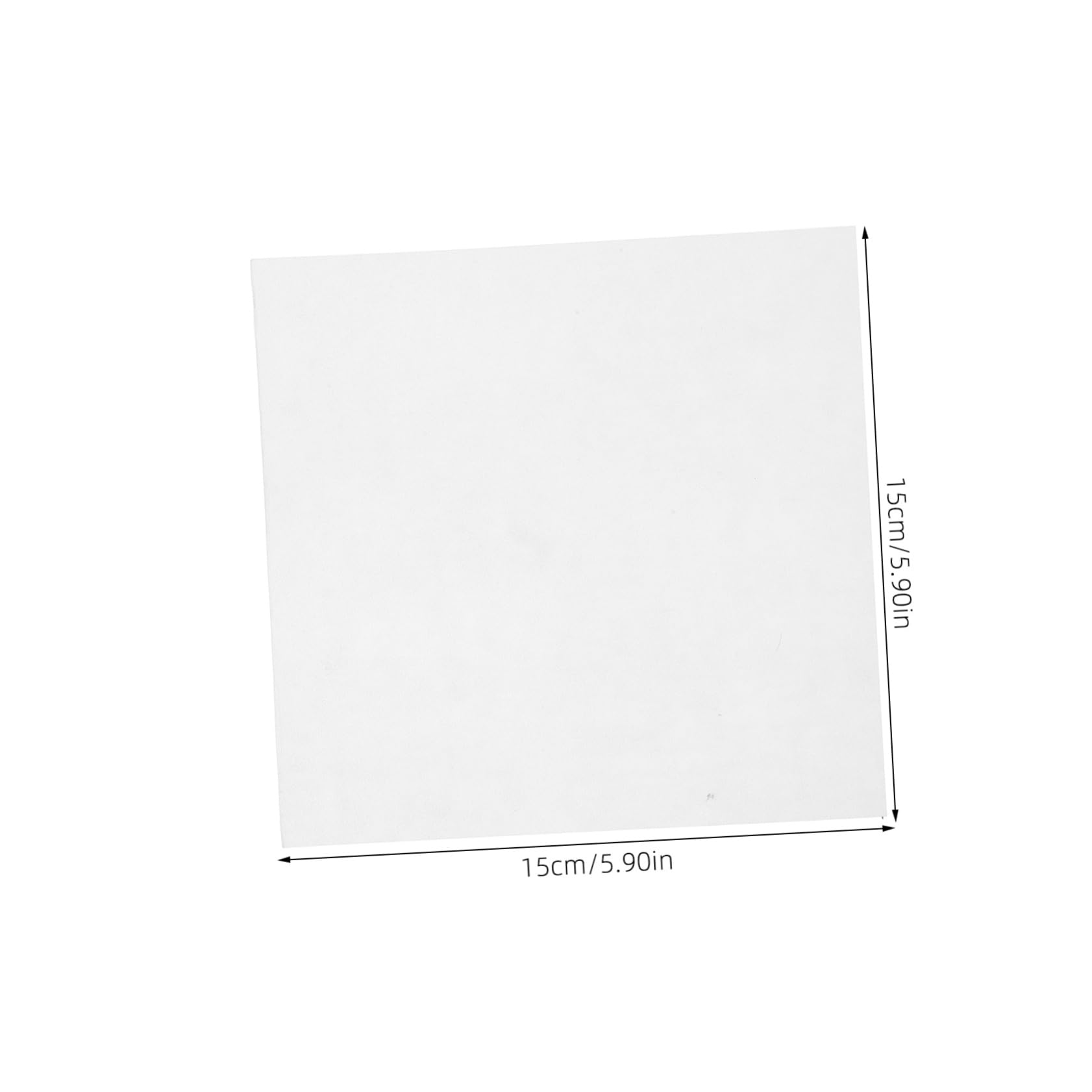 Cabilock Sturdy Tear-Resistant Square Weighing Paper 500pcs Lab Paper for Accurate Scale Measurement Easy Coverage