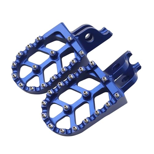 Pédales de repose-pieds KX250X anti-glisse en aluminium CNC