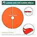 ILAZR 20 Pcs Non Slip Agility Marker Aggregate Dots 6 inch 5 Color Floor Dot Marker for Classroom Dance Sports Football Basketball Speed Agility Training