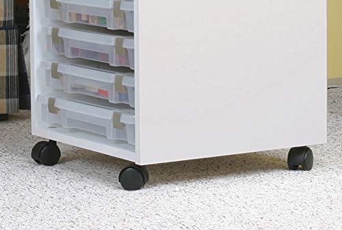 Artbin 6856Sw Super Satchel Cube Casters [Set Of 4] Black, Ball Caster Wheels For Arts & Crafts Storage, 250 Lb. Capacity #TOP3