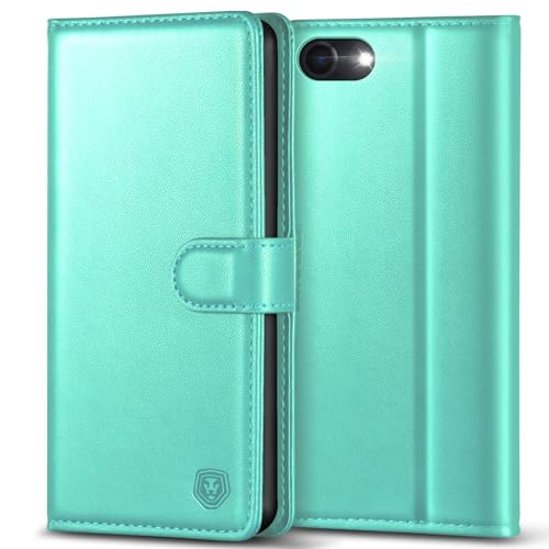 Flip Housse pour iPhone SE 2022 5G en cuir avec porte carte et support