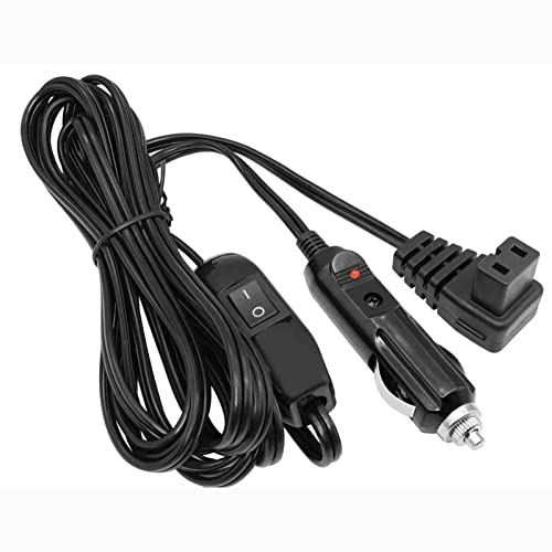 Image of Automotive Car Cooler Fridge Warmer DC Power Cord for Coleman Euhomy Alpicool Bodega Dometic indelB Mobicool with on /Off Switch 3m