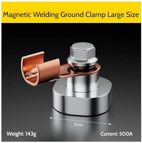 Image of Magnetic Welding Ground Clamp Support Ground Clamp Tools Welder Magnet Clamps fit For Metal Welding Tables Poles Railings