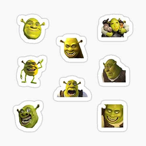 Shrek Meme Sticker Pack Sticker Sticker Graphic Auto, Wall, Laptop