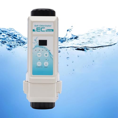 ANXYYDS Clorador de Agua Salada, Sistemas de generador de Cloro de Piscina de Agua Salada de Limpieza automática, generador de Cloro de Piscina, clorador para Piscina SPA 16g/h-110V