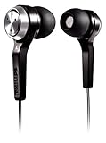 Philips in-Ear Headphones SHE8500 (Black) - Ergonomic Earbuds with Noise Isolation