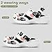 Meaudiwes Fashion Beach Pool Slippers Toddler Slides Sandals Children Water Shower for Boy Cute Cartoon Pandas