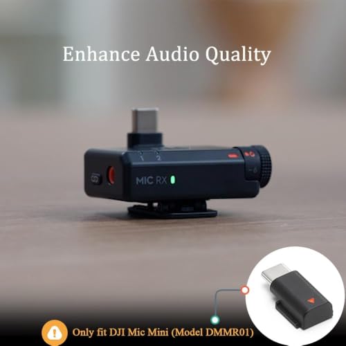 Image of Type C Adapters Compatiable for DJI Mic Mini, with USB C Female to Male Adapter,Smartphone /PC Connector Accessories, (NOT Compatible with DJI Mic 2 and Mic 3)