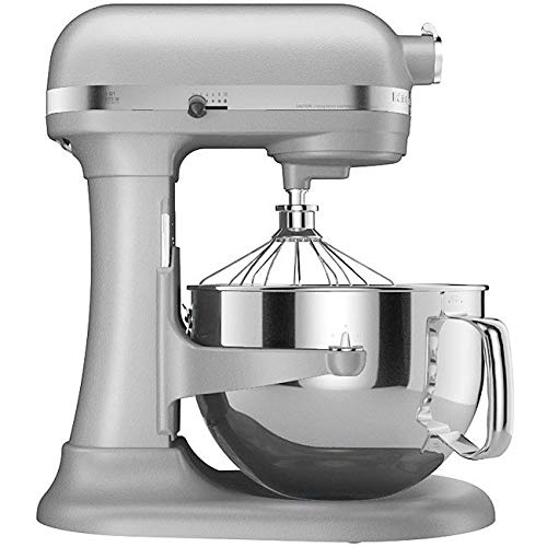 KitchenAid RKP26M1XMC Professional 600 Series Bowl-Lift Stand Mixer, 6 Quart, Metallic Chrome (Renewed)