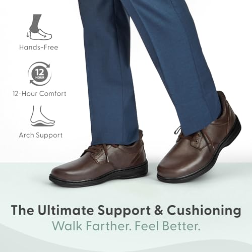 Orthofeet Men's Orthopedic Claude Hands-Free Casual Shoes for Foot Pain Relief2