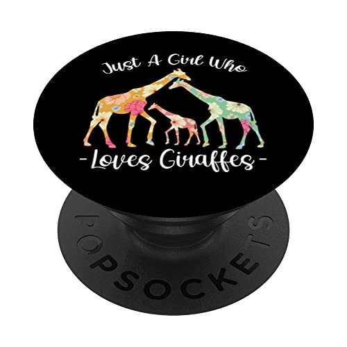 Lover Giraffe Retro Vintage Animal Humor Funny Humor PopSockets Swappable PopGrip