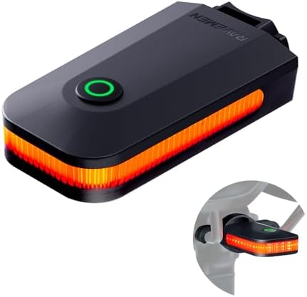 RAVEMEN CL01 Bike Tail Light, 300° Wide-Angle Rear Bicycle Light for Night Riding, Saddle Mount Bike Taillight Safety Accessories with Auto On/Off, Brake Sensing, 5 Modes, 2 Mounting Ways