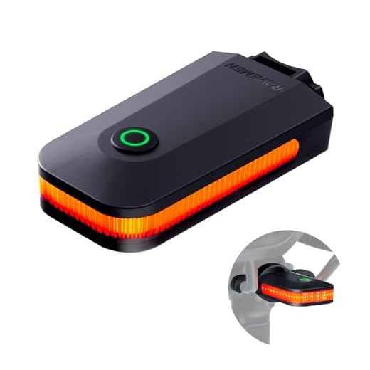 RAVEMEN CL01 Bike Tail Light, 300° Wide-Angle Rear Bicycle Light for Night Riding, Saddle Mount Bike Taillight Safety Accessories with Auto On/Off, Brake Sensing, 5 Modes, 2 Mounting Ways