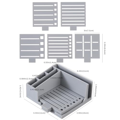 Distributeur de notes autocollantes avec modèle d'organisation pour le bureau - 5