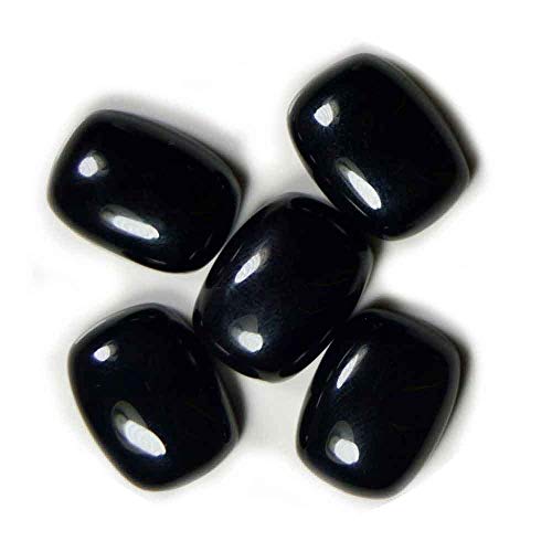 Pierres précieuses onyx noir de qualité supérieure pour chakras