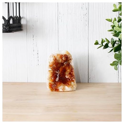 Shubhanjali Citrine Cluster, Citrine Standing Cluster,Citrine Quartz Crystal Cluster Caves,Citrine Geode Specimen Sculpture 400-500 Gm Approx,Yellow