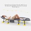 Folding Bed,Folding Bed with 6 Adjustable Positions,Adult Folding Camping Bed,This Folding Bed Has A Folding Function and is Easy to Carry