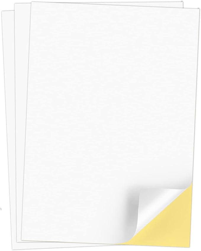 Etichette Stampa Laser Inkjet Etichette Adesive HERMA A4 Bianche - 100 Fogli Per Stampante, Adesivo Permanente Etichette Ufficio