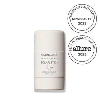 MDSolarSciences Solar Stick SPF 40 Water-Resistant Mineral Sunscreen Broad Spectrum UV Protection Blendable Zinc Oxide Travel Stick Smooth, Sheer and Natural Matte Finish, 0.6 Oz