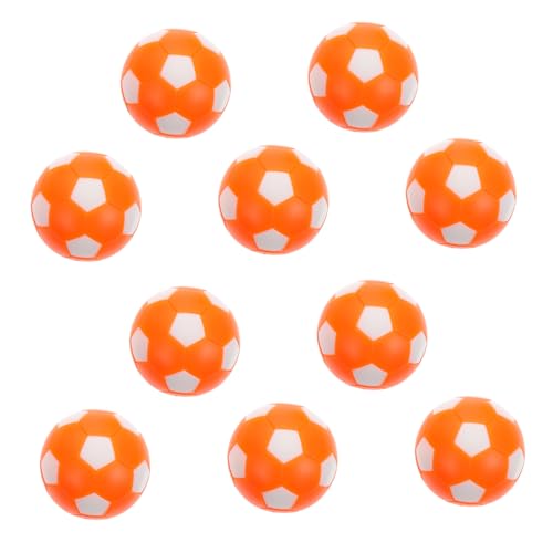 WHAMVOX Desktop Football Playthings 10pcs Plastic Soccer Balls Tabletop Footballs for Art Projects and Boys and Girls