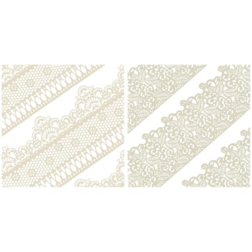 Ready to Use Edible Cake Lace Lattice with Small Daisy