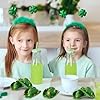 Sotiff St. Patrick's Day Mini Party Hats 12 Pcs Tiny Irish Shamrock Cowboy Hat Small Green Clover Doll Cap St. Patrick's Day #3