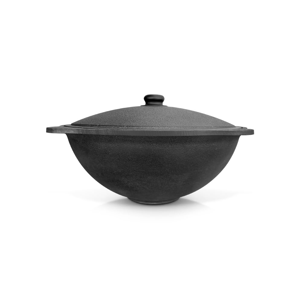 Four hollandais en fonte d'exception avec couvercle ergonomique